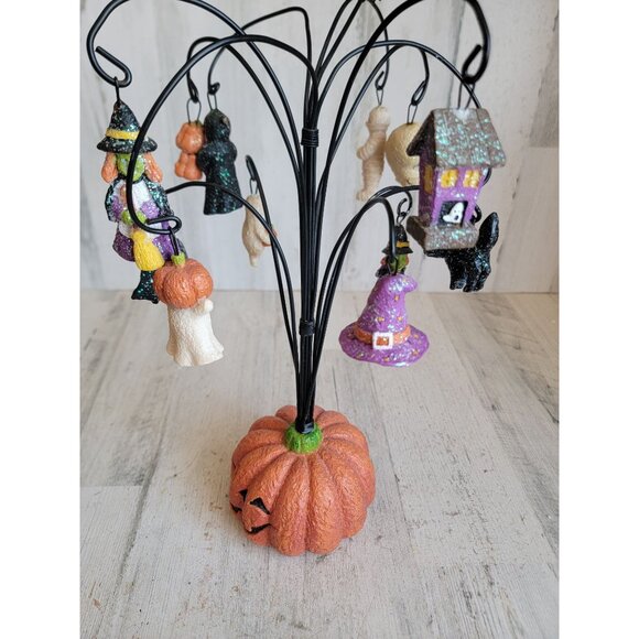 Halloween miniature ornament pumpkin tree Halloween witch ghost - Picture 5 of 9
